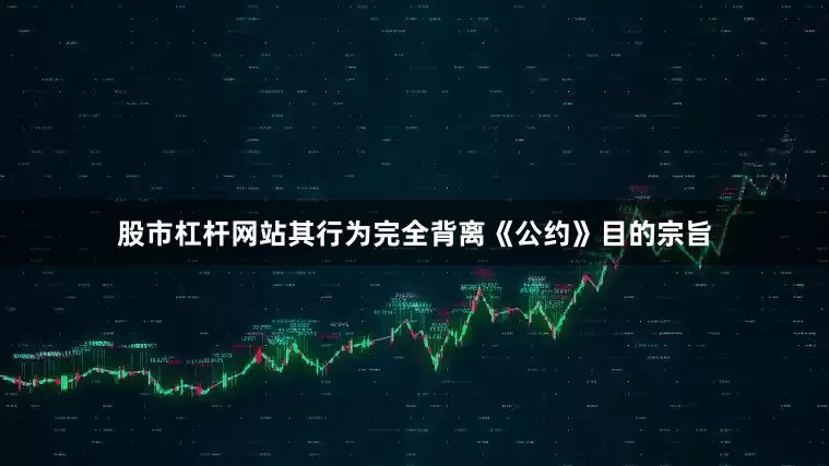 股市杠杆网站其行为完全背离《公约》目的宗旨