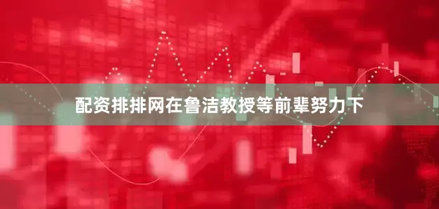 配资排排网在鲁洁教授等前辈努力下
